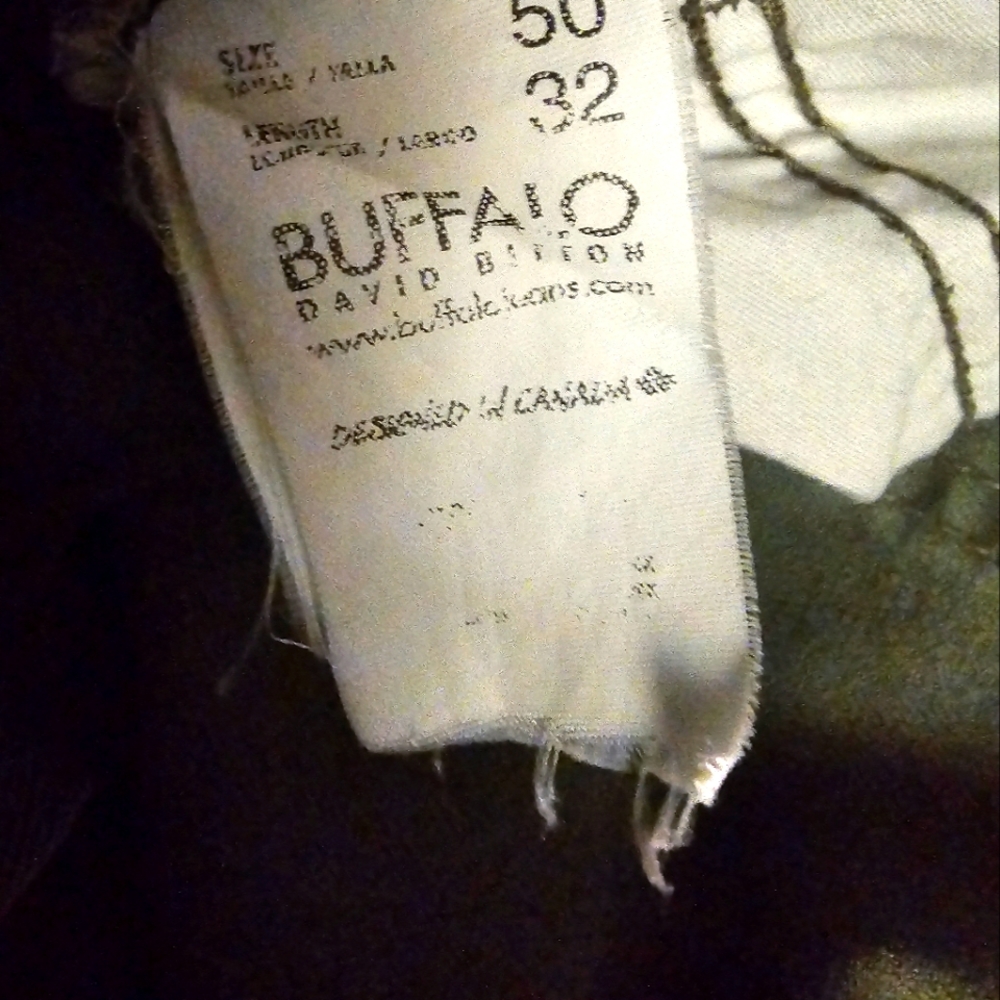 Buffalo David Britton 1973 forest green straight stretch big and tall jeans